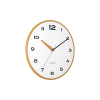 Nástenné hodiny Brisk Dome Karlsson KA6028YE, 40cm